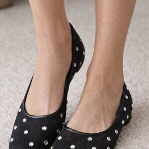 Sparkle Mesh Ballet Flats